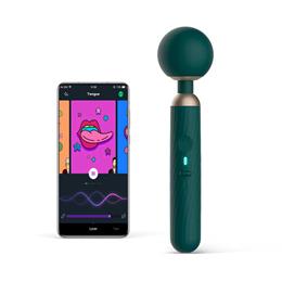 Foto 1 do produto Vibrador Massageador em Silicone Soft com Motor Duplo, 5 Modos de Vibração, 4 Níveis de Intensidade e App Control - Magic Motion Zenith | 8,5 x 6,8 cm