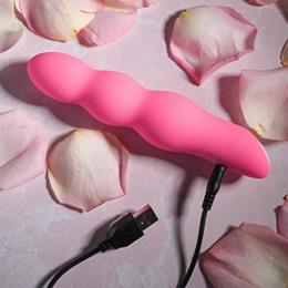 Vibrador Personal Escalonado Recarregável com Luz Led, 7 Modos de Vibração - Evolved Afterglow | 17 x 3,5 cm