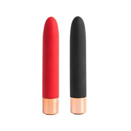 Vibrador Personal em Silicone com 7 Modos de Vibração e Recarregável - Aphrodisia Desire | 11,3 x 2,4 cm | Disponível em 2 Cores