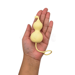 Vibrador para Pompoarismo em Silicone com 10 Modos de Vibração, Aquecimento e Recarregável Via Cabo USB - Lilo We Love Mini Gourd | 8,5 x 3,9 cm