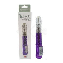 Foto 1 do produto Vibrador de Ponto G com 6 Velocidades de Rotação e Modo Reverse - Adão & Eva Jack Rabbit - 14,5 x 3,0 cm