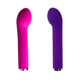 Vibrador de Ponto G em ABS Macio com 12 Modos de Vibração e Carregamento Via Cabo USB - YouVibe | 14,5 x 3,1 cm | Disponível em 2 Cores