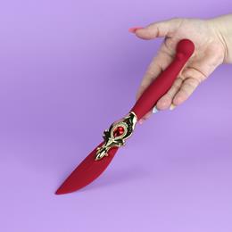 Vibrador de Ponto G e Clitóris em Forma de Pena, Feito em Silicone com 9 Modos de Vibração, 2 Motores e Carregamento via Cabo USB - S-Hande Whisper | Disponível em 2 Cores