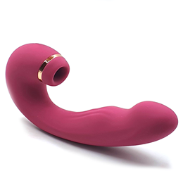 Vibrador de Ponto G e Clitóris Recarregável com 10 Modos de Vibrações, 5 Modos de Pulsação e 5 Modos de Toque - Mappy Hour | 12,3 x 3,3 cm | Disponível em 2 Cores