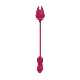 Vibrador de Ponto G e Clitóris Recarregável com 9 Modos de Vibrações e 9 Modos Vai e Vem - S-Hande Wonder Lady | 38,5 x 5,1 cm