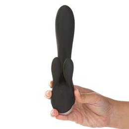 Vibrador de Ponto G e Clitóris em Silicone Antialérgico com 3 Motores, 10 Modos de Vibração, 5 Intensidades e App Interativo - Satisfyer Double Flex | 14 x 3,6 cm