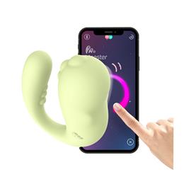 Vibrador de Ponto G e Estimulador de Clitóris Com 8 Modos de Vibração, Aplicativo e Função de Aquecimento - Monster Pub Master Godzilla 2 | 18 x 3,4 cm