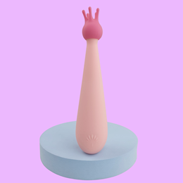 Vibrador de Ponto G e Estimulador de Clitóris em Silicone com 3 Modos de Vibrações e Recarregável - S-Hande Queen | 11 x 3,6 cm