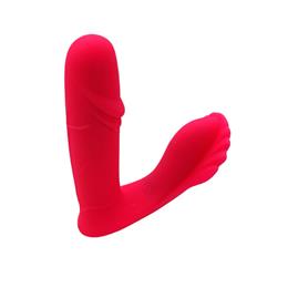 Vibrador de Ponto G com Glande Definida e Estimulador de Clitóris em Silicone, 7 Vibrações Potentes e Controle Remoto Sem Fio - Pleasure Dreams | 10 x 3,4 cm