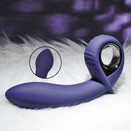 Vibrador de Ponto G com Ponta Inflável em Silicone com 10 Modos de Vibração e Recarregável - Evolved Inflatable G | 11,5 x 3,5 cm