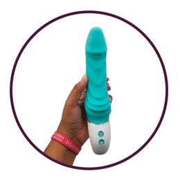 Vibrador de Ponto G em Silicone com Glande, Recarregável e 9 Modos de Vibração - S-Hande Tornado | 16,5 x 3,8 cm | Disponível em 2 Cores