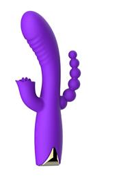 Foto 9 do produto Vibrador Rabbit com 3 Funções, 10 Modos de Vibração, 4 níveis de Velocidade e Recarregável - NV Toys Rabid Bunny | 11,5 x 3,7 cm | Disponível em 2 Cores