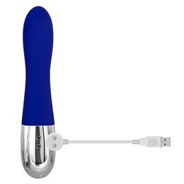 Vibrador Rabbit Recarregável com Aquecimento, Estimulador de Clítoris em Forma de Coelho e 10 Modos de Vibração - Adam & Eve Royal Rabbit Warming Vibrator | 10 x 3,8 cm