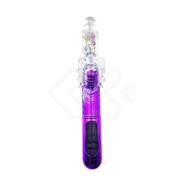 Foto 6 do produto Vibrador Rabbit Recarregável com Movimento Vai e Vem, Estimulador de Clitóris em Forma de Borboleta e 36 Modos de Vibração - Devices Vibration Balls | 12,5 x 3,1 cm | Disponível em 2 Cores