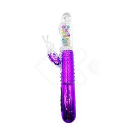 Foto 7 do produto Vibrador Rabbit Recarregável com Movimento Vai e Vem, Estimulador de Clitóris em Forma de Borboleta e 36 Modos de Vibração - Devices Vibration Balls | 12,5 x 3,1 cm | Disponível em 2 Cores