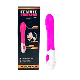 Foto 1 do produto Vibrador Recarregável com Ponta em Forma de Glande e 30 Modos de Vibração - Female Vibrator Schock - 19 x 3,2 cm | Disponível em 4 Cores