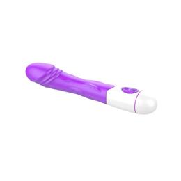 Foto 14 do produto Vibrador Recarregável com Ponta em Forma de Glande e 30 Modos de Vibração - Female Vibrator Schock - 19 x 3,2 cm | Disponível em 4 Cores