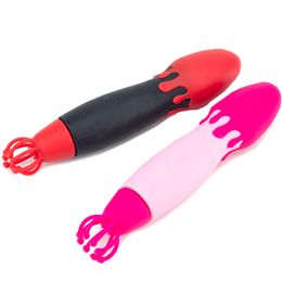 Vibrador em Silicone com Tentáculos, 10 Modos de Vibração e Recarregável - Love Rouser | 15,3 x 4,3 cm | Disponível em 2 Cores