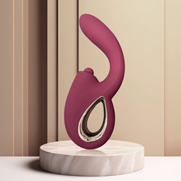 Vibrador em Silicone com 20 Modos de Vibração, Pulsação, Estimulador de Clitóris e Ponto G - Adão & Eva | 15 x 3,3 cm | Disponível em 2 Cores
