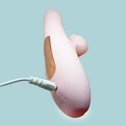 Foto 3 do produto Vibrador em Silicone com Texturas Onduladas e Estimulador de Ponto G e Clitóris - Adão & Eva | 12,5 x 3,5 cm | Disponível em 2 Cores