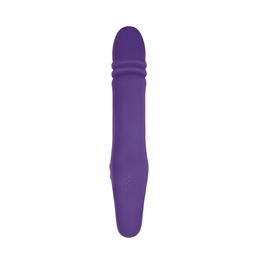 Foto 8 do produto Vibrador Strap On Recarregável com 7 Modos de Vibração e 4 Pulsações - Adam & Eve "Eve's Ultimate Thrusting Strapless Strap-On" | 14,3 x 3,6 cm | 9,1 x 3,7 cm