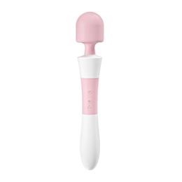 Vibrador Varinha Mágica em Silicone com 10 Modos de Vibração e 5 Velocidades - Topo Toys Stick Elena | 34 x 6 cm | Disponível em 2 Cores