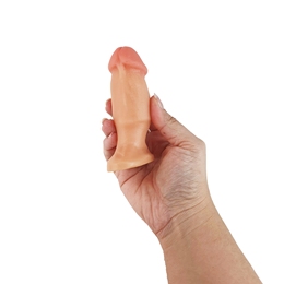 Mini Plug Anal com Formato de Pênis Realístico com Base - Você & Ele | 8,5 x 3,8 cm