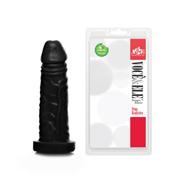Você & Ele Prótese 6 - Pênis Realístico em Silicone com Glande Definida e Base Achatada - 12,5 x 3,7 cm