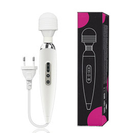 Foto 1 do produto WandCool Massager - Massageador Erótico Elétrico com 12 Níveis de Vibração e 2 Velocidades - 26 x 4,5 cm | Cor: Branco