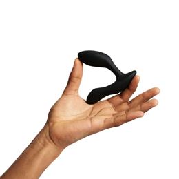 Estimulador de Próstata e Períneo Recarregável em Silicone com 10 Modos de Vibração, Controle sem Fio e Aplicativo - We-Vibe Vector + | 10 x 2,7 cm