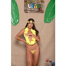 Calcinha Fio Dental em Renda com Detalhe de Pérolas - Yaffa Lingerie | Tamanho Único | Disponível em 8 Cores