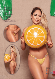 Yaffa Lingerie - Calcinha Fio Dental com Renda Floral Fecho Frontal Ajustável - Tamanho Único | Disponível em 6 Cores