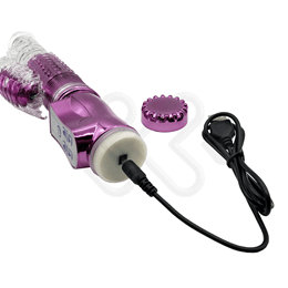 Foto 7 do produto Vibrador Rotativo Recarregável com Estimulador de Clítoris Borboleta, 36 Modos de Vibração e 6 Modos de Velocidade - Youvibe | 11,8 x 3,4 cm | Disponível em 3 Cores