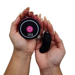 Cápsula Vibratória com Curvatura, 12 Modos de Vibração e Controle Remoto com Fio - Yo-Yo Rotor | 6,5 x 2,9 cm