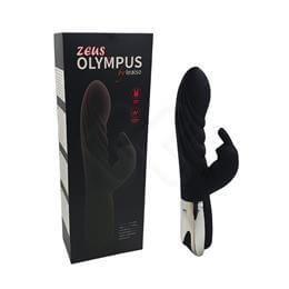 Zeus Olympus by Lealso - Vibrador de Ponto G com Estimulador de Clitóris e 6 Modos de Vibração em 5 Intensidades - 11,5 x 3,8 cm