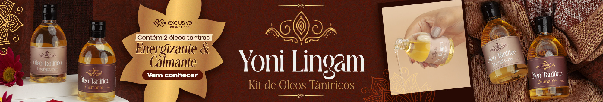 Yoni Lingam- Óleo para massagem tantrica