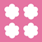 Cor Rosa com Flores