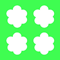 Cor Verde com Flores