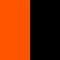 Cor Preto com Laranja