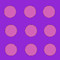 Cor Roxo com Bolinhas Rosas