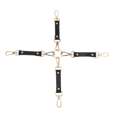 Foto 5 do produto 3R Import - Kit Bondage com 9 Itens em Couro e Metal Leve
