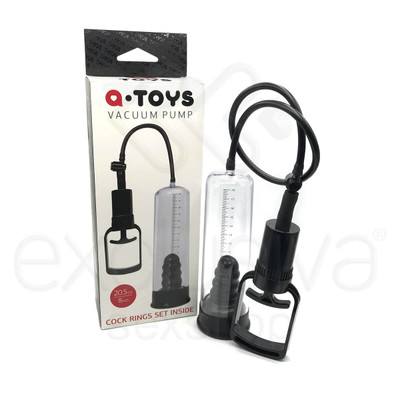 Q Toys Vacuum Pump - Bomba Peniana Manual - 20,5 cm