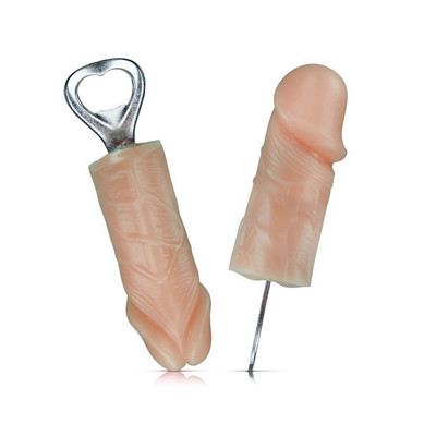 Abridor de Garrafa Sacana em Formato de Pênis - Sexy Collection