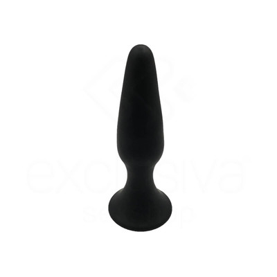 Foto 2 do produto Plug Anal em Silicone com Ventosa e Bola de Metal Interna - Actuator | 12 x 3,9 cm