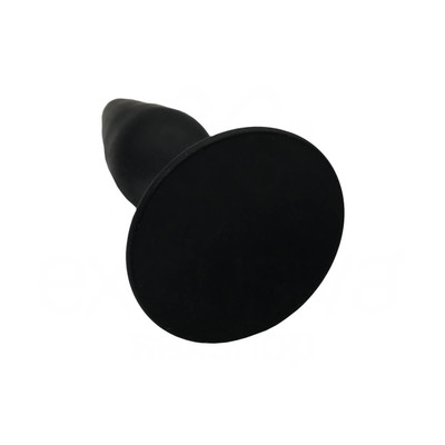 Foto 3 do produto Plug Anal em Silicone com Ventosa e Bola de Metal Interna - Actuator | 12 x 3,9 cm