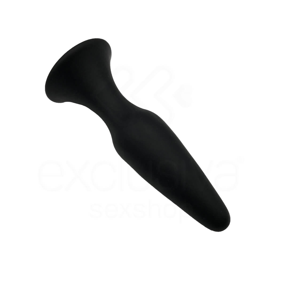 Plug Anal em Silicone com Ventosa e Bola de Metal Interna - Actuator | 12 x 3,9 cm - 4