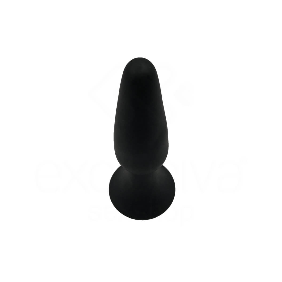 Plug Anal em Silicone com Ventosa e Bola de Metal Interna - Actuator | 12 x 3,9 cm - 5