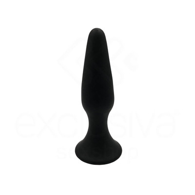 Foto 6 do produto Plug Anal em Silicone com Ventosa e Bola de Metal Interna - Actuator | 12 x 3,9 cm
