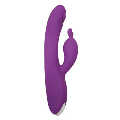 Foto 3 do produto Vibrador de Ponto G e Clitóris em Formato de Coelho com 9 Vibrações e 9 Pulsações - Adam & Eve Deluxe Rabbit Thumper - 24,2 x 3,5 cm