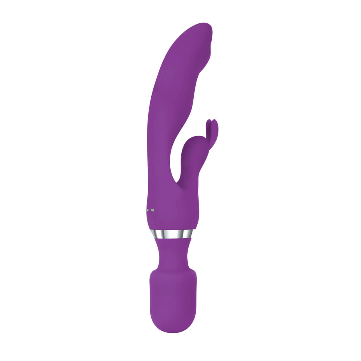 Vibrador de Ponto G e Massageador Erótico com 7 Modos de Vibração - Adam & Eve G-Motion Rabbit Wand - 25 x 3,8 cm - 2